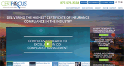Desktop Screenshot of certfocus.com